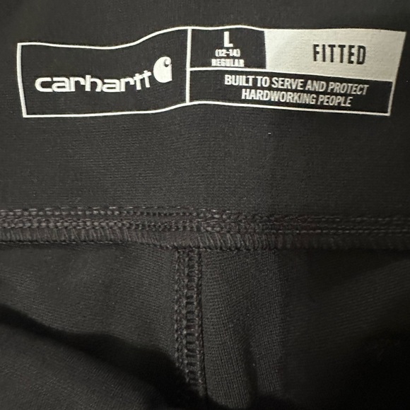 NWOT Women’s Black Carhartt Rugged Flex Heavyweight Pocket Leggings - Picture 3 of 4